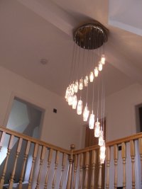 Lighting installation by qualified electrician