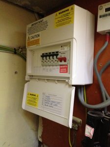 Electrical consumer unit installation